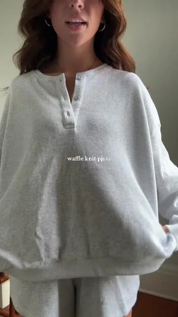 size medium! im in love #waffleknit #tiktokshopblackfriday #tiktokshopcybermonday 