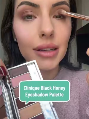 Black Honey = Fall & Winter Makeup! This is so genius and such a GORGEOUS palette!🖤🍯 @Clinique #clinique #blackhoney #cliniqueblackhoney #tiktokshopblackfriday #fyp 