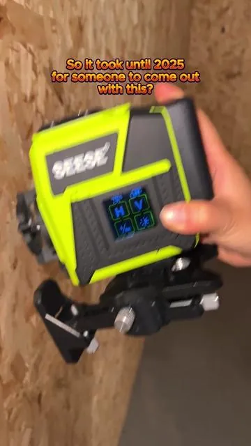 A remote-control 3-axis green laser level for under 70 bucks? Never heard of that before!3  #laserlevel #constructionworker #bluecollar #homedesign #TikTokShopBlackFriday #tiktokshopcybermonday 