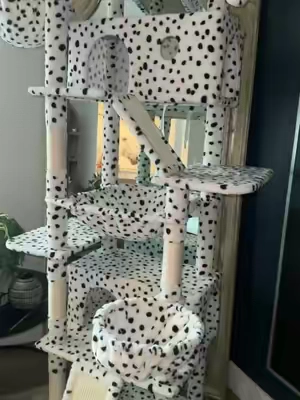 Cat Tree — multi-level climbing tower with cozy perches, scratching posts, and hideaways to keep your cat entertained and comfy all day. #tiktokshopcreatorpicks #tiktokshopblackfriday #tiktokshopfalldealsforyou #cattree #petfurniture 