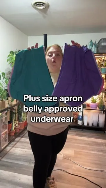 Plus size apron belly underwear  #plussizeunderwear #apronbellyunderwear #cottonunderwear #plussizeundergaments #timtokshopcreatorpicks 