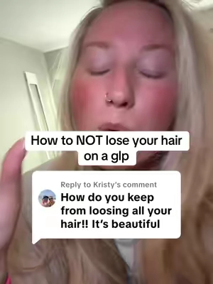 Replying to @Kristy this is my not so secret secret too healthy hair on a GLP ##hairhealthtips##glp1community##tiktokshopcreatorpicks##glp1tips##TikTokShopBlackFriday