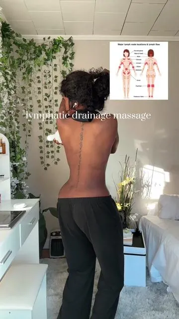 just 5 minutes every morning for a flatter, tighter stomach #yuonry #lymphaticdrainage #lymphaticdrainagemassage 