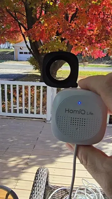 HomiQ has amazing night vision!! #windowcamera #security #securitycamera #homesafety 