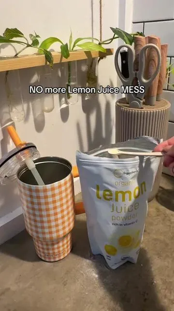 Lemon juice powder for my morning lemon water! #LemonWater #LemonJuice #Detox #LemonJuicePowder #LemonShot #MicroIngredients #MicroIngredientsSuperBrandDay #TikTokShopCreatorPicks #TikTokShopBlackFriday #TikTokShopCyberMonday 