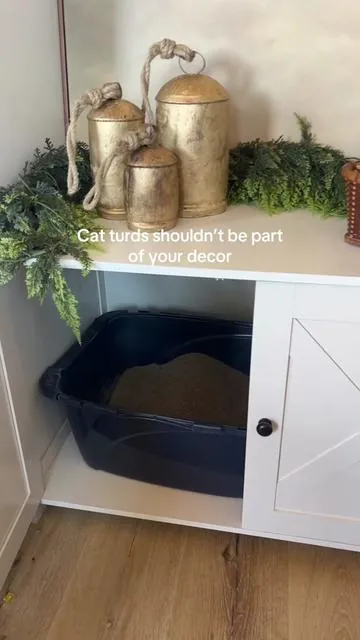 This is my favorite piece of furniture, and I paid the least for it 🙌🏻 #catmom #catdad #catsoftiktok #litterbox #tiktokshopblackfriday 