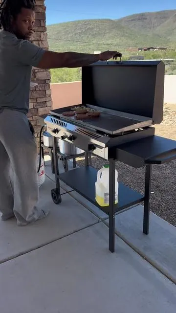 love this outdoor propane gas stove 🥰 #rovsun #propanegasstove #outdoorcooking #outdoorgriddle #tiktokshopblackfriday 