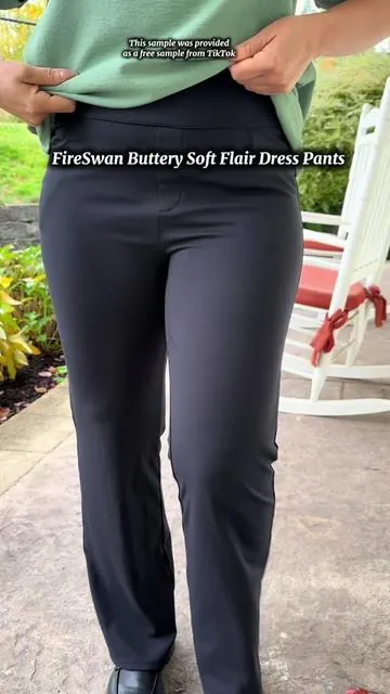 You will love these flattering yet comfy and stretchy business casual pants from FireSwan. Click link to get yours before they sell out again.  . #ad #womensfashion #tiktokshopcreatorpicks #tiktokshopblackfriday #tiktokshopcybermonday   