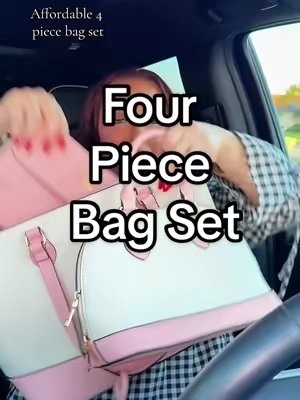 4 bags in this purse bundle!! #purses #purseset #pursebundle #womensbag #tiktokshopcreatorpicks 