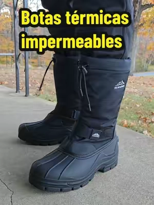 Mantén tus pies secos y calientes este invierno con las botas impermeables ALEADER. Su aislamiento térmico y suela antideslizante brindan máxima comodidad y protección en nieve o lluvia. Fáciles de poner, duraderas y perfectas para el trabajo o actividades al aire libre  #workshoes #winterboots #tiktokshopcybermonday #TikTokShopBlackFriday #TikTokShopCreatorPicks 