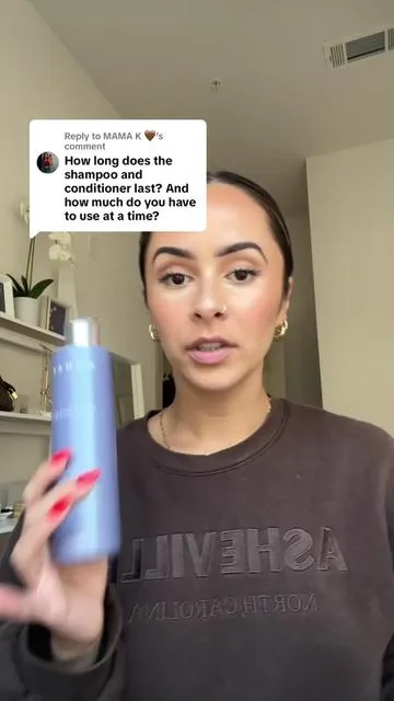 Replying to @MAMA K 🤎 trust me you’ll need less than you think you need and it’ll last you longer than you think it will #healthyhair #hairtok #monat #irclinical #shampoo 