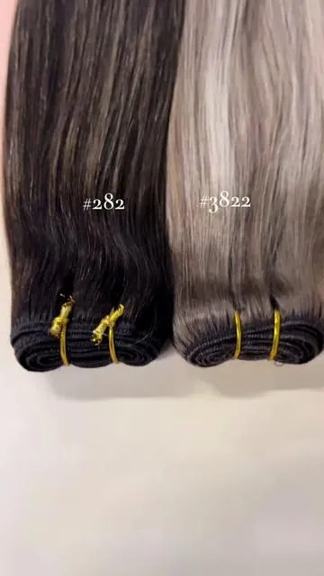 🖤282 &🤎3822: Sew in weft Hair extensions  #fullshinehair #tiktokshopblackfriday #fyp #styleandsparkle #weftextensions 