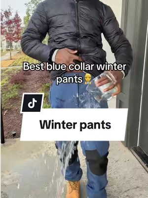 These are game changer if you work outside #winterpants #waterproofpants #bluecollar #blackfridaydeals #workpants 