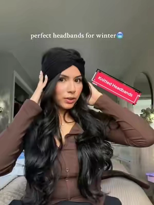 knit headbands that look cute & keep me warm🥶❄️ #knittedheadband #winterfashion #headband #tiktokshopcreatorpicks #tiktokshopblackfriday 