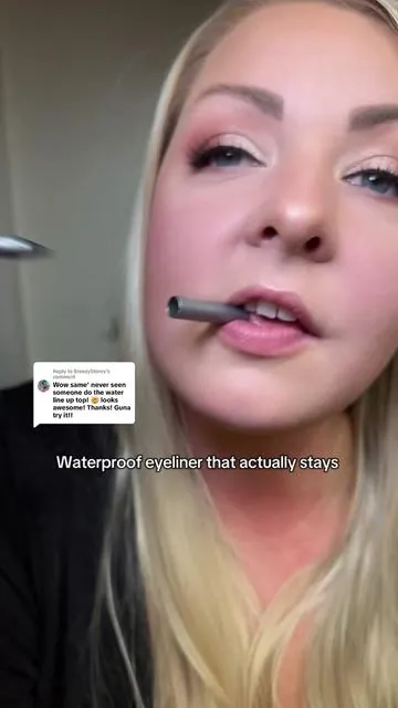 Replying to @BreezyStorey  It’s the only eyeliner I’ll use to tight Line because it’s transfer proof and it doesn’t budge 🔥 #eyeliner #waterproofeyeliner #tiktokshopblackfriday #tiktokshopcybermonday #tiktokshopcreatorpicks 