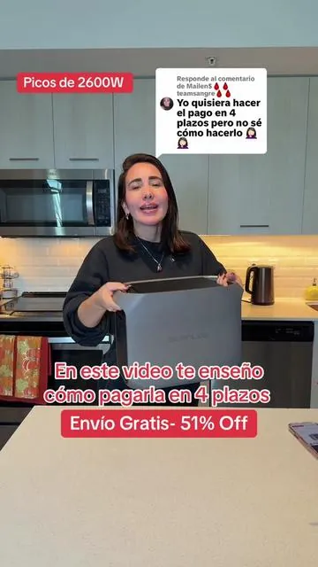 Respuesta a @Mailen$🩸🩸teamsangre🩸🩸 Como pagar la batería EcoFlow en cuatro plazos! Alcanza a picos de 2600 W  , cinco años de garantía y recibe carga a través de panel solar ! #tiktokshopblackfriday #paratiiiiiiiiiiiiiiiiiiiiiiiiiiiiiii #blackfriday #bateria 