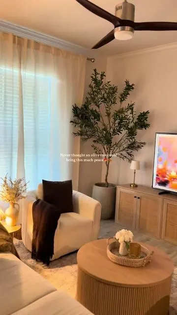 Never thought an olive tree could bring this much peace #olivetree #artificialolivetree #trees @Vitalismo Shop 