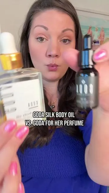 First of all, yes this is the real GODA silk body oil and perfume. Will you smell amazing? Yes. Will you wear this even when you’re staying in? Yes 😂 but look at the links and see which one comes with a freebie before buying!!! I’m going to get a 3 pack of the GODA silk body oil next and I need to repurchase asap #godasilkbodyoil #godaforher #godaperfume #pheromoneperfume #silkbodyoil 