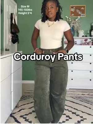 Most flattering corduroy pants >> need all the colors asap #pants #corduroypants #barrelpants #tiktokshopcybermonday #tiktokshopblackfriday 
