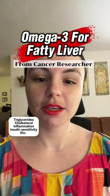 The science behind why omega-3 fish oil is effective for fatty livers! #fishoil #omega3 #liverhealth #fattyliver #holistichealth #tiktokshopcreatorpicks