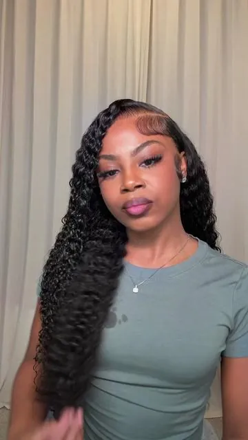 200% Density 13x6 Burmese Curly Frontal Wig From @Lemoda Hair Shop ❤️🫶🏽  #lemodahair #tiktokshopblackfriday #fyp #wiginstall #burmesecurlyhair 
