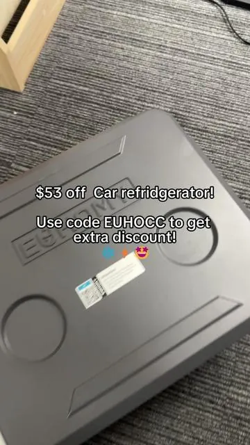 I got a new car cooler!! This car refrigerator is awesome! I love it! #tiktokshopblackfriday #tiktokshopcybermonday #carcooler #carrefrigerator #EUHOMY 