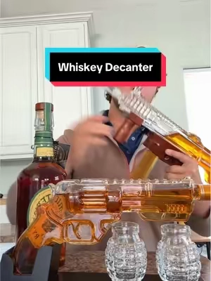 Whiskey drinkers, you need a nice decanter on your bar