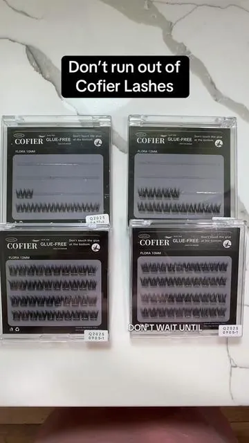 Order your one size Cofier lashes before you run out and while they are on sale and have a coupon!!  Best, easiest lashes ever! @Cofier Lashes #tiktokshopblackfriday #nogluelashes #lashes #beautyessentials #lashclusters 