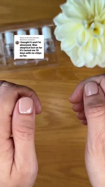 Replying to @Marsha Marsha Marsha It’s seriously the best!! 😍 What’s your favorite color so far? I just tried a new one called Chiffon Moment it’s the prettiest sheer warm taupe, the perfect neutral for everyday.  @Dazzle Dry  #athomenails #diymanicure #giftsforher #blackfridaydeals #nontoxicbeauty 