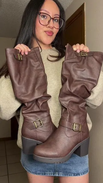 Brown boots for every occasion @Dream Pairs 🤎✨  • #kneehighboots #fallfashion #tiktokshopblackfriday #tiktokshopcybermonday #winterboots 