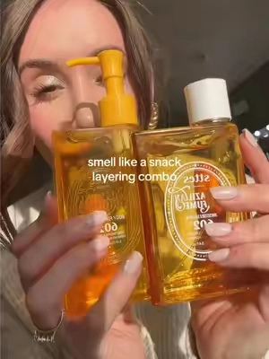 Such a yummy perfume layering combo #perfume #sttes #perfumelayering #fragrances #giftideasforher 
