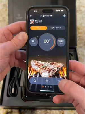 Inkbird 4 probe wireless meat thermometer system #wirelessmeatthermometer #meatthermometer #smokingmeats #tiktokshopcreatorpicks #tiktokshopblackfriday 