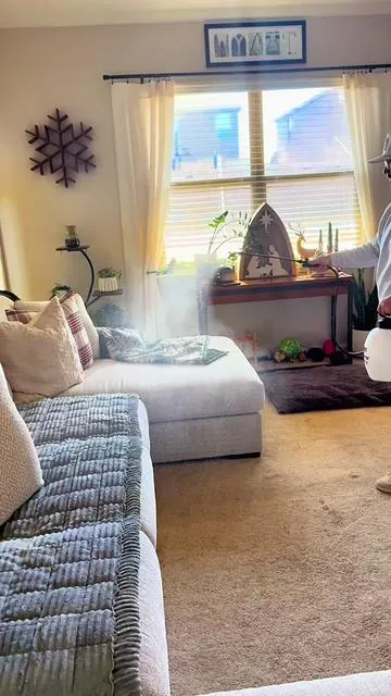 This gets rid of MONTHS of pet odor and is 100% kid/pet safe! @Odorcide #usefulpetproducts #petcarekit #puppyessentials #odorfree #tiktokshopblackfriday 