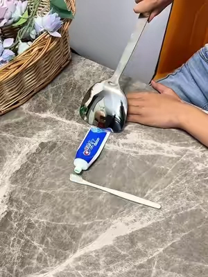 Toothpaste Always Left? This Roller Squeezer Solves It - Squeeze Every Bit! #TikTokShopBlackFriday #TikTokShopCyberMonday