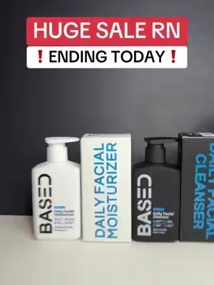 Natural Shampoo and Conditioner PLUS the Based Bodywork’s Skincare Duo #skincareformen #haircareformen #basedbodyworks 