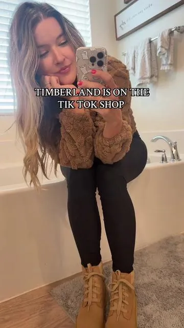 I absolutely love these timberlands. So light and SO comfortable. #timberland #boots #winterboots #fallboots #tiktokshopcreatorpicks 
