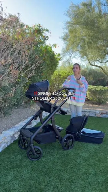 THIS PRICE IS SO CRAZY FOR WHAT YOU GET! 👀 #momcozystroller #singletodoublestroller #momcozyblackfriday #tiktokshopblackfriday #tiktokshopcybermonday 