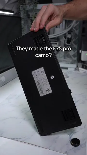 Black contour version of the Aula f75 looks sickkk #aulaf75 #keyboard #blackkeyboard #tiktokshopcybermonday #tiktokshopblackfriday 