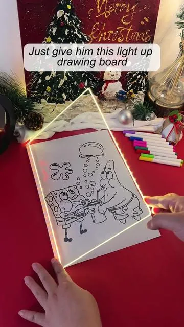 Why did I not find this magical led drawing board until 2025?#tiktokshopblackfriday #ChristmasGifts #conatu #hashtag #LEDDrawingBoard 