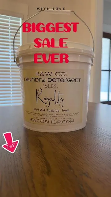 “Why buy weekly? Grab 18 POUNDS and be set for MONTHS!”💥 #laundry #laundrydetergent #flashsale #sale #dealsforyoudays 