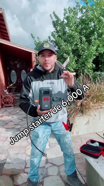Jump starter de 6000A súper bueno y barato #jumpstarter #jump #carjumpstarter 