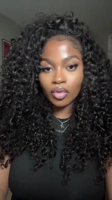 me & burmese curly go together real bad 😩😍 my hair is type 4 btw. half wig from @CurlyMe Hair Store @CurlyMe Hair #halfwig #burmesecurly #curlywig #fyp #curlymehair 