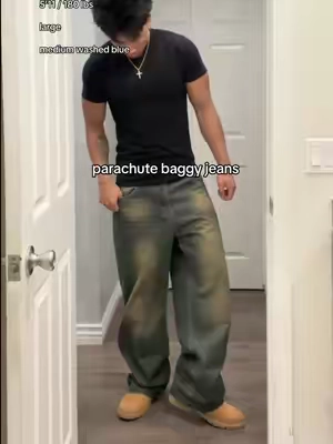 #baggyjeans #widelegjeans #baggypants 