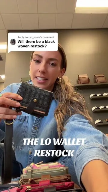 Replying to @cat_seale Jet black woven is back!!! 🚨 the largest restock of the year and it’s on a Black Friday sale ✨ #andar #restock #blackfridaydeals #andarwallet #wallets 