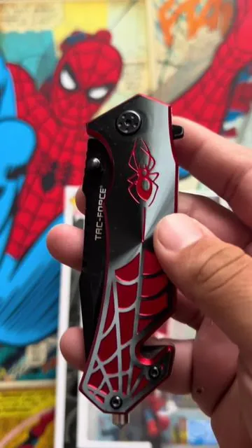 Perfect gift for Christmas!! #christmas #spiderman #fyp #viral #pocketknives