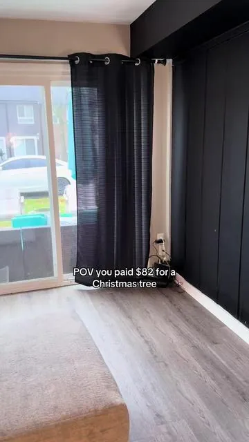 My tree is 7.5ft and I’m loving it. Also I had a coupon when I bought it which made it $82 I don’t know how much it is right now… but it’s a win for me. #christmas #christmastree #tiktokshop #fyp #unboxing 