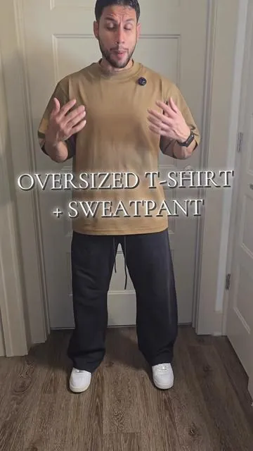 oversized t-shirt + sweatpants.... #mensoutfit #oversizedtshirt #sweatpantsoutfit #pacsun #tiktokshopblackfriday 