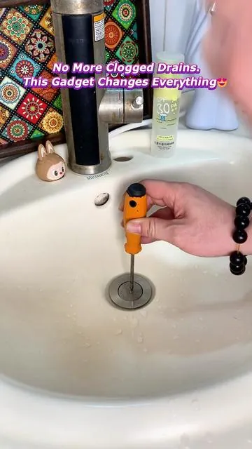 No More Clogged Drains!💦🚫 Keep It Clean & Fresh! #bathroomhack #sinkdrain #homeimprovement #bathroom #tiktokshopblackfriday 