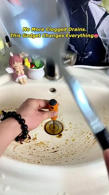 Free shipping ☺️❤️☺️ Forget messy clogs-use this drain filter for a clean bathroom! #bathroomhack #sinkdrain #homeimprovement #bathroom #tiktokshopblackfriday 