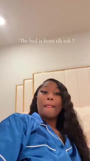 I’m in love with everything about it😍‼️ @amerlifeofficial  it’s perfect #bedframe #homeessentials #tiktokaffiliate #affiliatemarketing #foryou 